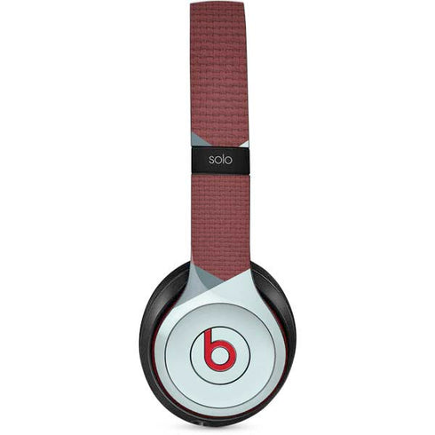 Marsala Triangle Shapes Beats Solo 2 Wireless Skin