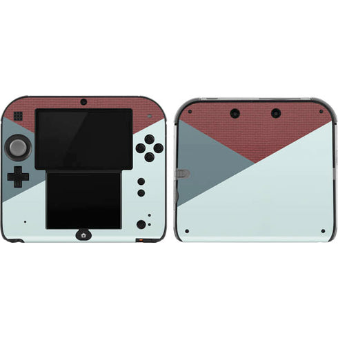 Marsala Triangle Shapes Nintendo 2DS Skin