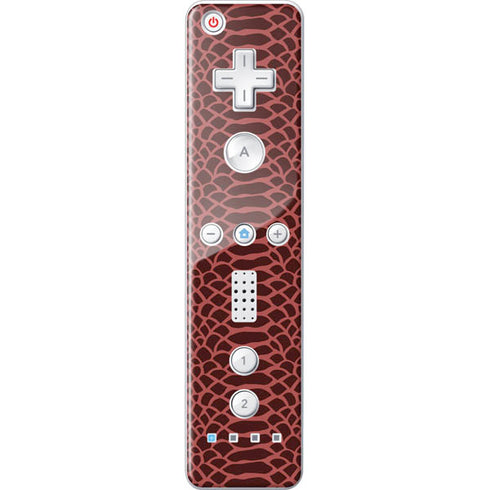 Marsala Snake Skin Nintendo Skins