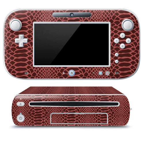 Marsala Snake Skin Wii U (Console + 1 Controller) Skin