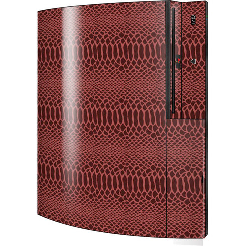 Marsala Snake Skin Playstation 3 & PS3 Skin