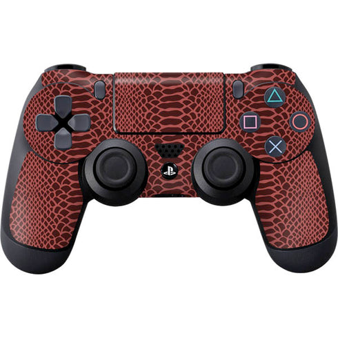 Marsala Snake Skin PlayStation PS4 Skins