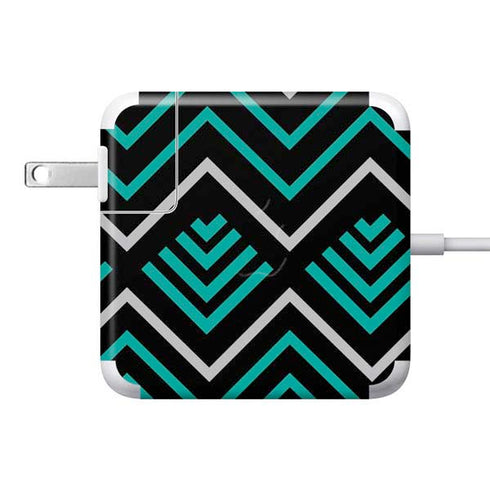 Techno Chevron 85W Power Adapter (15 and 17 inch MacBook Pro Charger) Skin