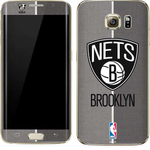 NBA Brooklyn Nets Canvas Galaxy S7 Edge Skin