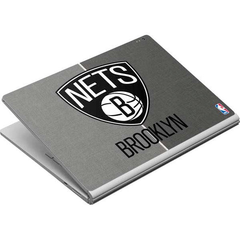 NBA Brooklyn Nets Canvas Surface Book Skin