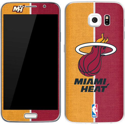 NBA Miami Heat Canvas Galaxy S7 Skin