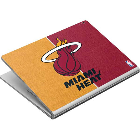 NBA Miami Heat Canvas Surface Book Skin