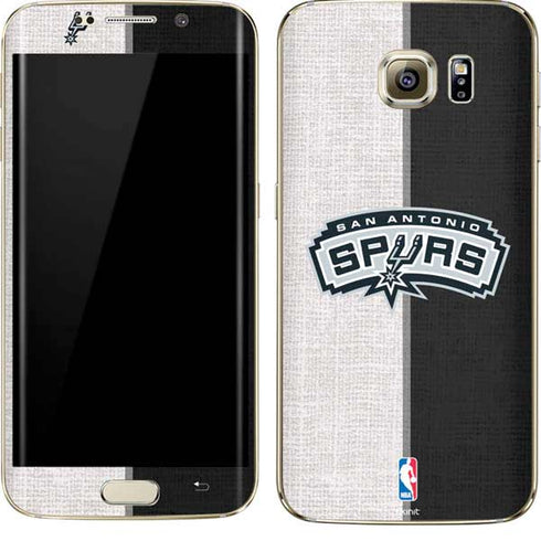 NBA San Antonio Spurs Canvas Galaxy S7 Edge Skin