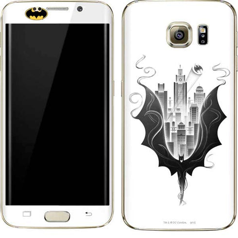 DC Comics Batman City Scape Cover Art Galaxy S7 Edge Skin