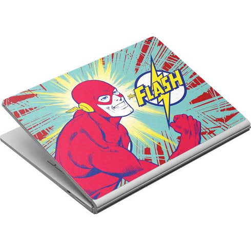 DC Comics The Flash Classic Art Smile Blast Surface Book Skin
