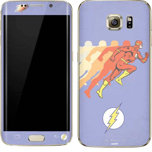 DC Comics The Flash Speed Mode Pose Galaxy S7 Edge Skin
