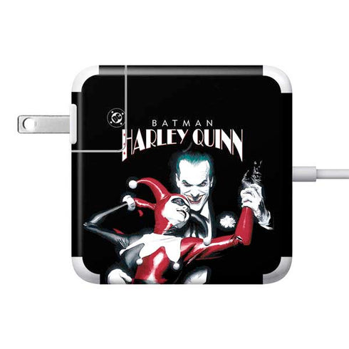 DC Comics The Joker Batman: Harley Quinn Cover #1 Art by Alex Ross. Piece Also known as Tango with Evil 85W Power Adapter (15 and 17 inch MacBook Pro Charger) Skin