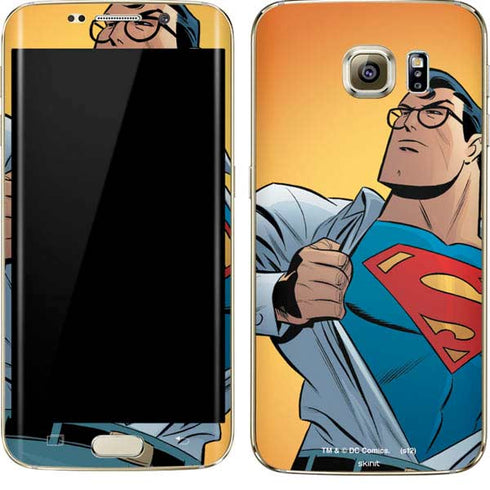 DC Comics Superman 90's Animated Series Galaxy S7 Edge Skin