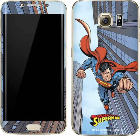 DC Comics Superman Flying Pose Galaxy S7 Edge Skin