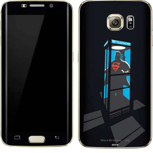 DC Comics Superman Phone booth Galaxy S7 Edge Skin