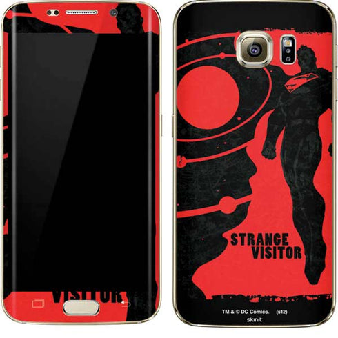 DC Comics Superman Silhouette Flying Galaxy S7 Edge Skin