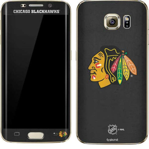 NHL Chicago Blackhawks Distressed Galaxy S7 Edge Skin