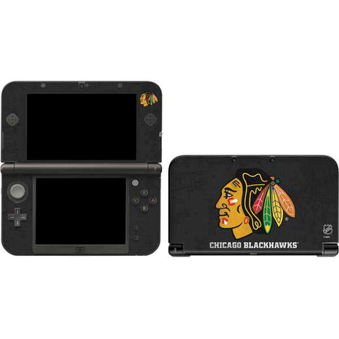 NHL Chicago Blackhawks Distressed 3DS XL 2015 Skin
