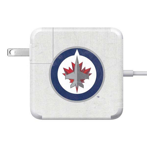 NHL Winnipeg Jets Distressed 85W Power Adapter (15 and 17 inch MacBook Pro Charger) Skin