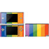Vertical Rainbow Flag Nintendo Skins