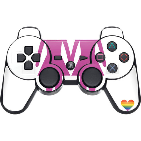 Pink Pride PS3 Dual Shock wireless controller Skin