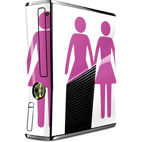 Pink Pride Xbox 360 Slim (2010) Skin