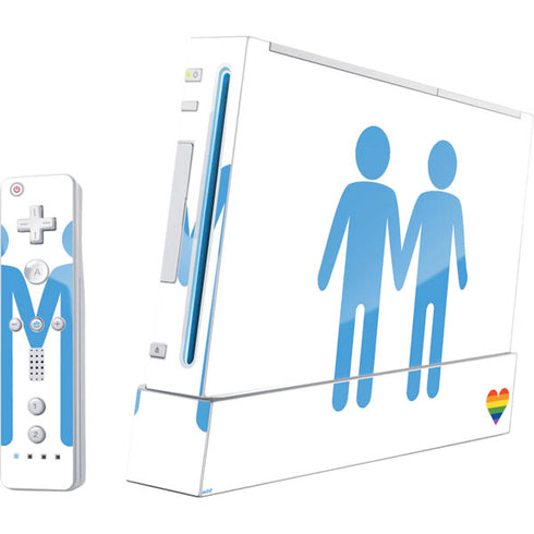 Blue Pride Wii (Includes 1 Controller) Skin