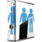 Blue Pride Xbox 360 Slim (2010) Skin