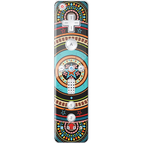 Infinite Circle Colored Wii Remote Controller Skin