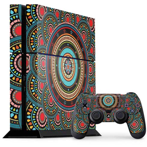 Infinite Circle Colored PlayStation PS4 Skins