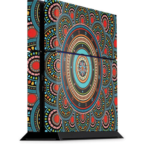 Infinite Circle Colored PS4 Console Skin