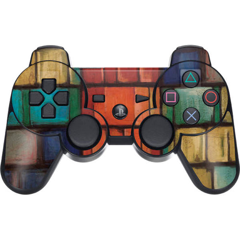 Stained Glass PS3 Dual Shock wireless controller Skin