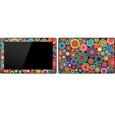 Psychedelic Circles Surface Pro Tablet Skin