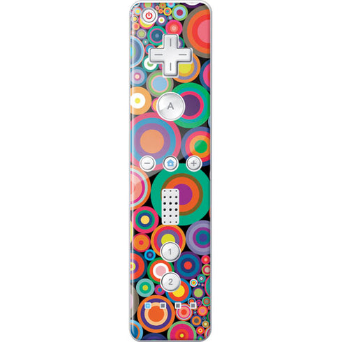 Psychedelic Circles Wii Remote Controller Skin