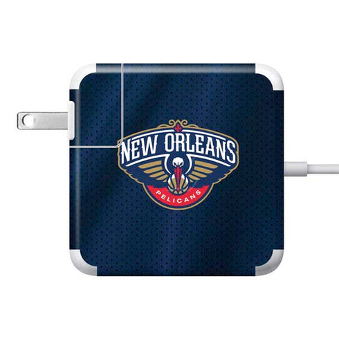 NBA New Orleans Pelicans Jersey 85W Power Adapter (15 and 17 inch MacBook Pro Charger) Skin