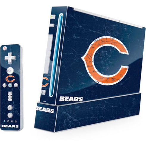 NFL Chicago Bears Distressed Nintendo Skins