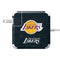 NBA Los Angeles Lakers Black Primary Logo 85W Power Adapter (15 and 17 inch MacBook Pro Charger) Skin