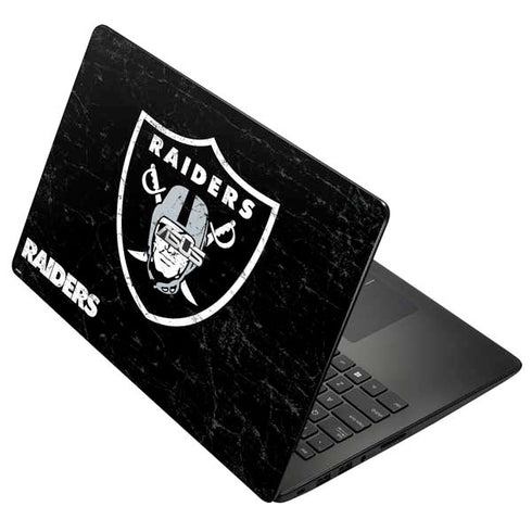 NFL Las Vegas Raiders Distressed Asus X502CA 15.6 Skin