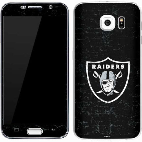 NFL Las Vegas Raiders Distressed Galaxy S7 Skin