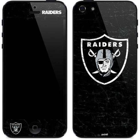 NFL Las Vegas Raiders Distressed iPhone 5/5s/5SE Skin
