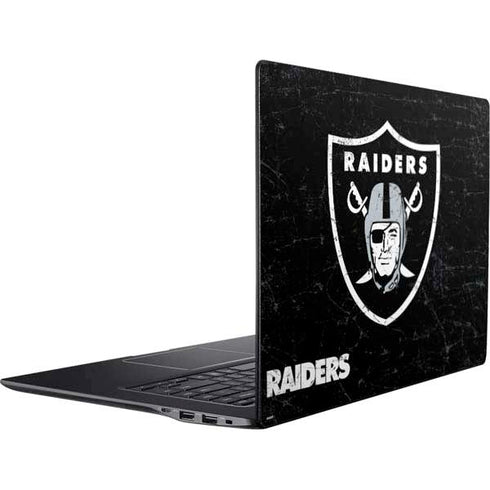 NFL Las Vegas Raiders Distressed Ativ Book 9 (15.6in 2014) Skin
