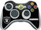 NFL Las Vegas Raiders Distressed Xbox 360 Wireless Controller Skin