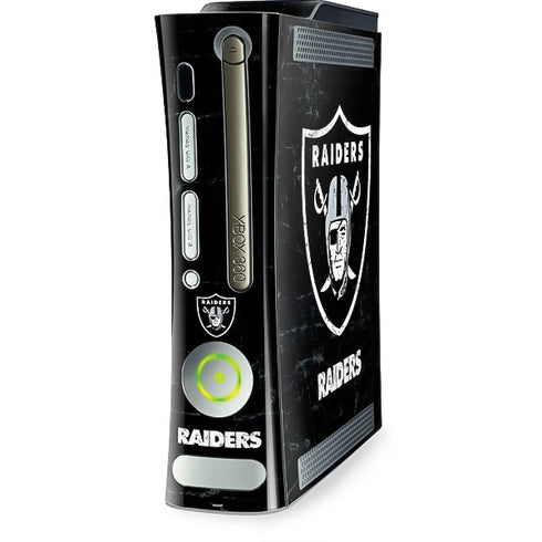 NFL Las Vegas Raiders Distressed Xbox 360 (Includes HDD) Skin