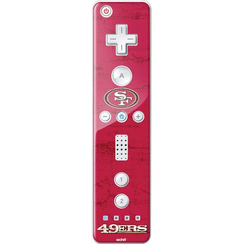 NFL San Francisco 49ers Distressed Nintendo Skins