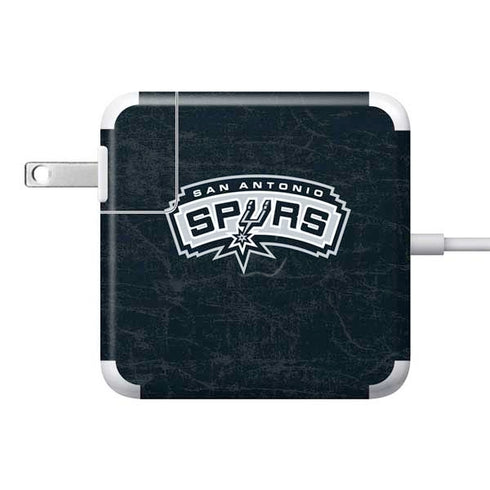NBA San Antonio Spurs Primary Logo 85W Power Adapter (15 and 17 inch MacBook Pro Charger) Skin