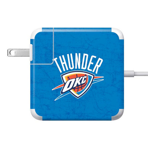 NBA Oklahoma City Thunder Primary Logo 85W Power Adapter (15 and 17 inch MacBook Pro Charger) Skin