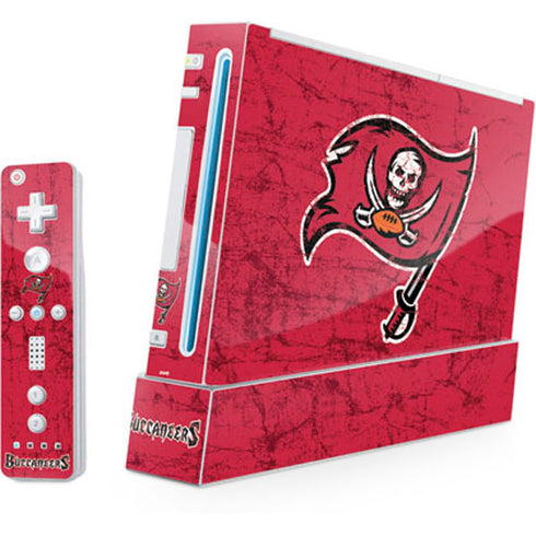 NFL Tampa Bay Buccaneers Distressed Nintendo Skins