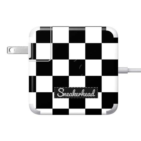 Sneakerhead Checkered 85W Power Adapter (15 and 17 inch MacBook Pro Charger) Skin