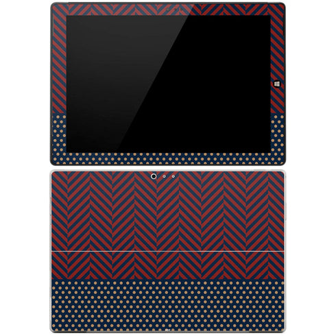 Blocked Polka Dot Chevron Surface Pro 3 Skin