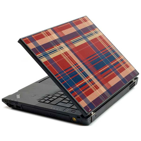 Red and Blue Plaid Lenovo T420 Skin